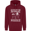 Cycling No Explanation Necessary Cyclist Mens 80% Cotton Hoodie Maroon