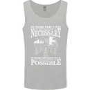 Cycling No Explanation Necessary Cyclist Mens Vest Tank Top Sports Grey