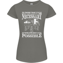 Cycling No Explanation Necessary Cyclist Womens Petite Cut T-Shirt Charcoal