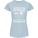 Cycling No Explanation Necessary Cyclist Womens Petite Cut T-Shirt Light Blue