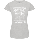 Cycling No Explanation Necessary Cyclist Womens Petite Cut T-Shirt Sports Grey