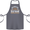 Cycling Old Man Cyclist Funny Bicycle Cotton Apron 100% Organic Steel
