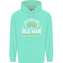 Cycling Old Man Cyclist Funny Bicycle Mens 80% Cotton Hoodie Peppermint