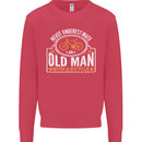 Cycling Old Man Cyclist Funny Bicycle Mens Sweatshirt Jumper Heliconia