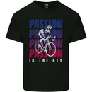 Cycling Passion Is the Key Cyclist Funny Kids T-Shirt Childrens Black