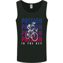 Cycling Passion Is the Key Cyclist Funny Mens Vest Tank Top Black