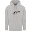 Cycling Peloton Cyclist Bicycle Childrens Kids Hoodie Sports Grey