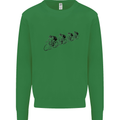 Cycling Peloton Cyclist Bicycle Kids Sweatshirt Jumper Irish Green