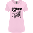 Cycling Retirement Plan Cyclist Bicycle Womens Wider Cut T-Shirt Light Pink