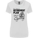 Cycling Retirement Plan Cyclist Bicycle Womens Wider Cut T-Shirt White