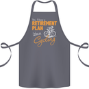 Cycling Retirement Plan Cyclist Funny Cotton Apron 100% Organic Steel