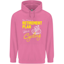 Cycling Retirement Plan Cyclist Funny Mens 80% Cotton Hoodie Azelea