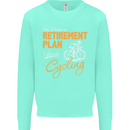 Cycling Retirement Plan Cyclist Funny Mens Sweatshirt Jumper Peppermint