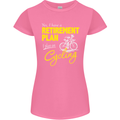 Cycling Retirement Plan Cyclist Funny Womens Petite Cut T-Shirt Azalea