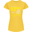 Cycling Retirement Plan Cyclist Funny Womens Petite Cut T-Shirt Yellow