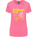 Cycling Retirement Plan Cyclist Funny Womens Wider Cut T-Shirt Azalea