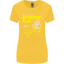 Cycling Retirement Plan Cyclist Funny Womens Wider Cut T-Shirt Yellow