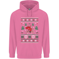Cycling Santa Claus Christmas Cyclist Mens 80% Cotton Hoodie Azelea