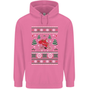 Cycling Santa Claus Christmas Cyclist Mens 80% Cotton Hoodie Azelea