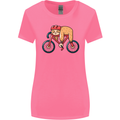 Cycling Sleeping Sloth Bicycle Cyclist Womens Wider Cut T-Shirt Azalea