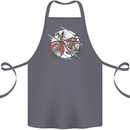 Cycling Steampunk Bicycle Bike Cyclist Cotton Apron 100% Organic Steel