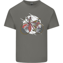 Cycling Steampunk Bicycle Bike Cyclist Kids T-Shirt Childrens Charcoal