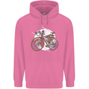 Cycling Steampunk Bicycle Bike Cyclist Mens 80% Cotton Hoodie Azelea