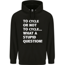 Cycling To Cycle Funny Cyclist Bicycle Bike Childrens Kids Hoodie Black