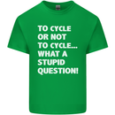 Cycling To Cycle Funny Cyclist Bicycle Bike Kids T-Shirt Childrens Irish Green