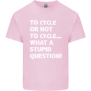 Cycling To Cycle Funny Cyclist Bicycle Bike Kids T-Shirt Childrens Light Pink