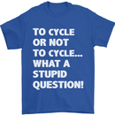 Cycling To Cycle Funny Cyclist Bicycle Bike Mens T-Shirt Cotton Gildan Royal Blue