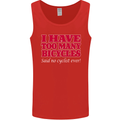 Cycling Too Many Bicycles Said No Cyclist Mens Vest Tank Top Red