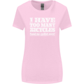 Cycling Too Many Bicycles Said No Cyclist Womens Wider Cut T-Shirt Light Pink