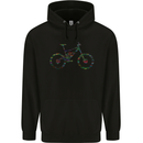 Cycling Word Cloud Cyclist Bicycle Childrens Kids Hoodie Black