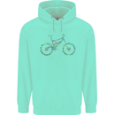 Cycling Word Cloud Cyclist Bicycle Childrens Kids Hoodie Peppermint