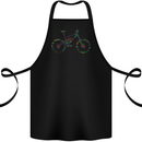 Cycling Word Cloud Cyclist Bicycle Cotton Apron 100% Organic Black