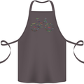 Cycling Word Cloud Cyclist Bicycle Cotton Apron 100% Organic Dark Grey