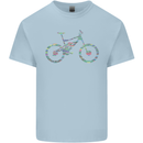 Cycling Word Cloud Cyclist Bicycle Kids T-Shirt Childrens Light Blue