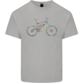 Cycling Word Cloud Cyclist Bicycle Kids T-Shirt Childrens Sports Grey
