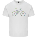 Cycling Word Cloud Cyclist Bicycle Kids T-Shirt Childrens White