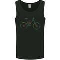 Cycling Word Cloud Cyclist Bicycle Mens Vest Tank Top Black