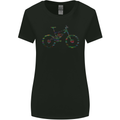 Cycling Word Cloud Cyclist Bicycle Womens Wider Cut T-Shirt Black