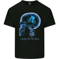 Cycling on the Brain Cyclist Bicycle Bike Kids T-Shirt Childrens Black