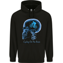 Cycling on the Brain Cyclist Bicycle Bike Mens Hoodie Black