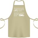 Cycling v's Cars Cyclist Environment Funny Cotton Apron 100% Organic Khaki