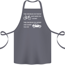 Cycling v's Cars Cyclist Environment Funny Cotton Apron 100% Organic Steel