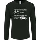 Cycling v's Cars Cyclist Environment Funny Mens Long Sleeve T-Shirt Black