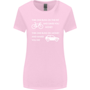Cycling v's Cars Cyclist Environment Funny Womens Wider Cut T-Shirt Light Pink