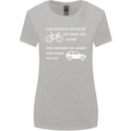 Cycling v's Cars Cyclist Environment Funny Womens Wider Cut T-Shirt Sports Grey