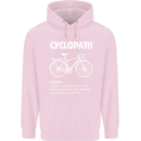 Cyclopath Funny Cycling Bicycle Cyclist Childrens Kids Hoodie Light Pink